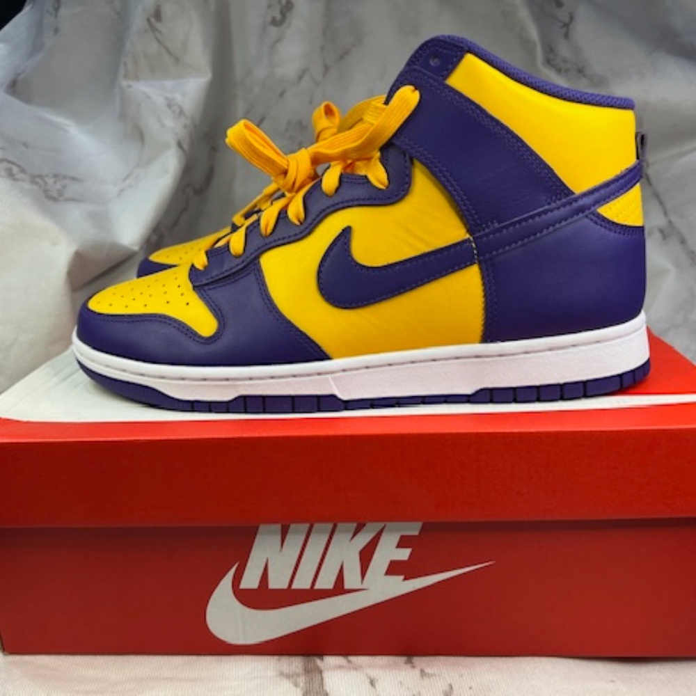 Nike Dunk Hi Retro - (Lakers) - New
